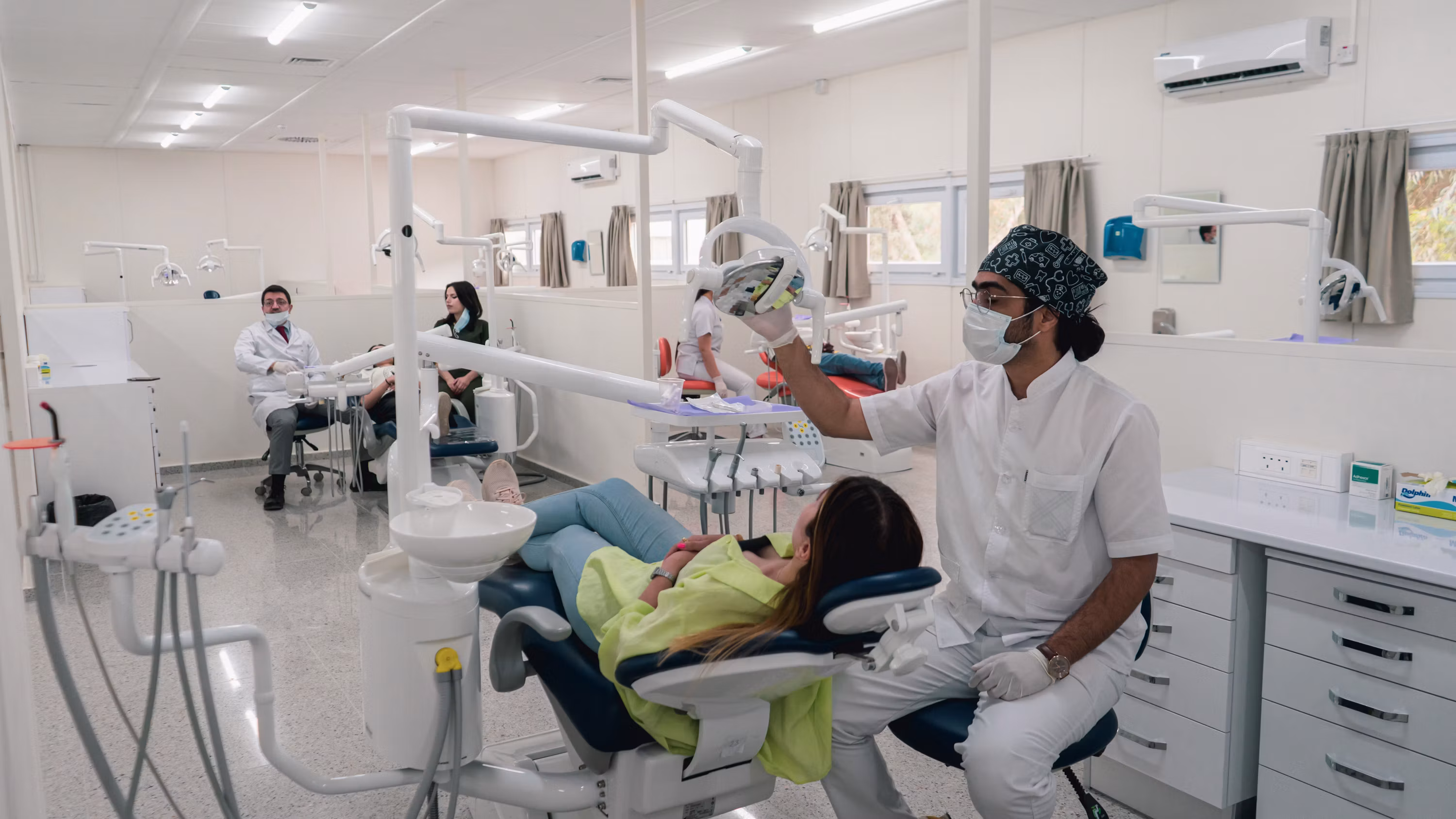 Dental care in a modern clinic